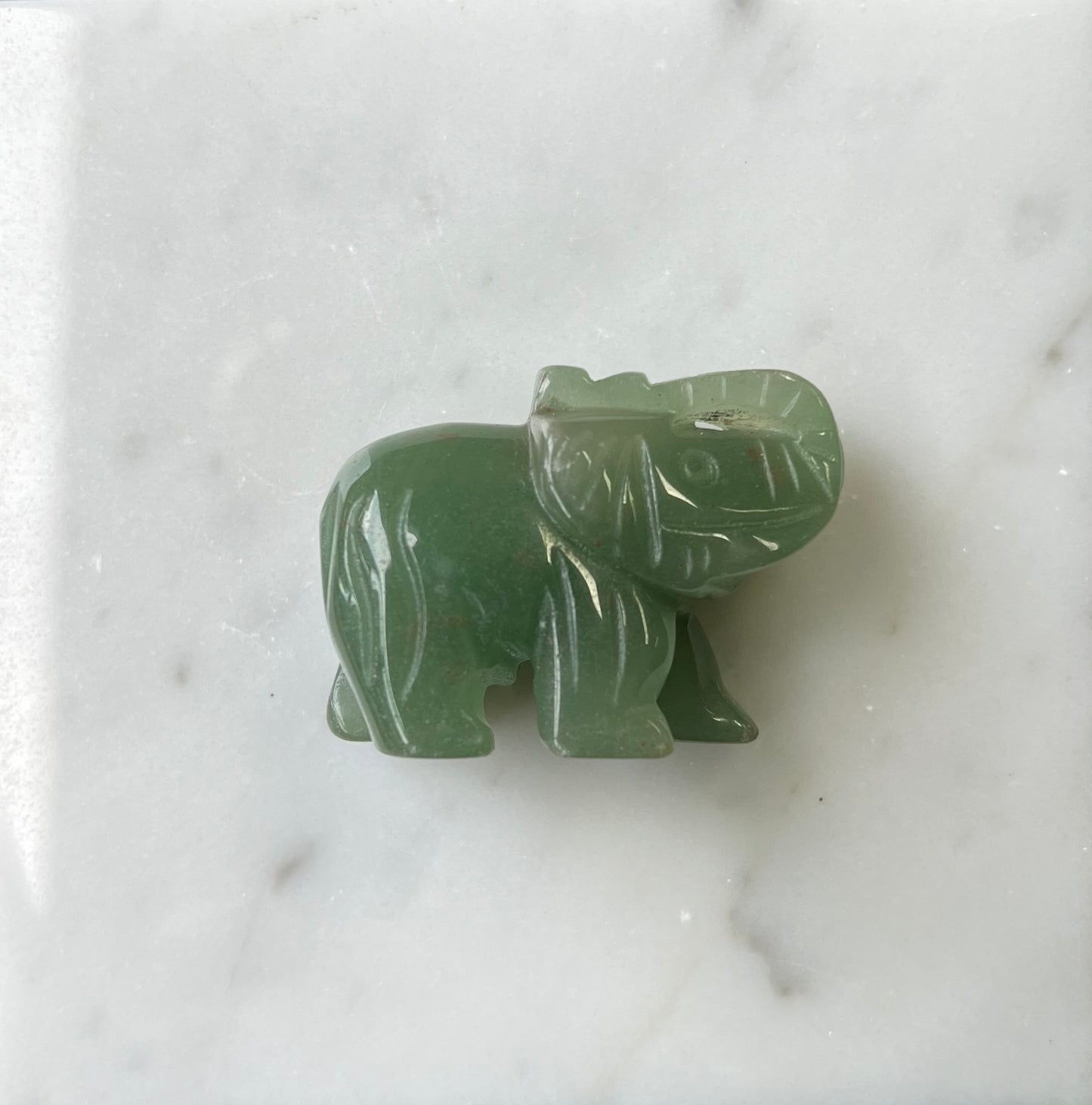 Groene aventurijn olifant