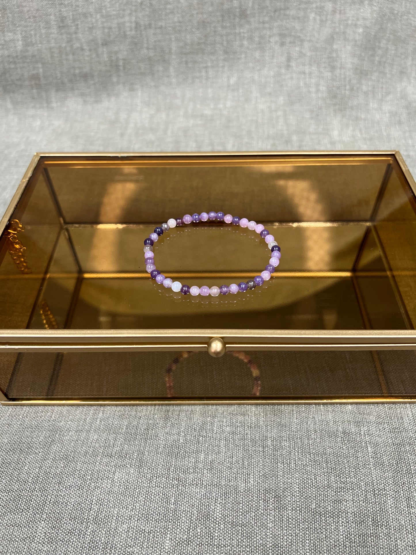 Lepodoliet kogelarmband 4mm