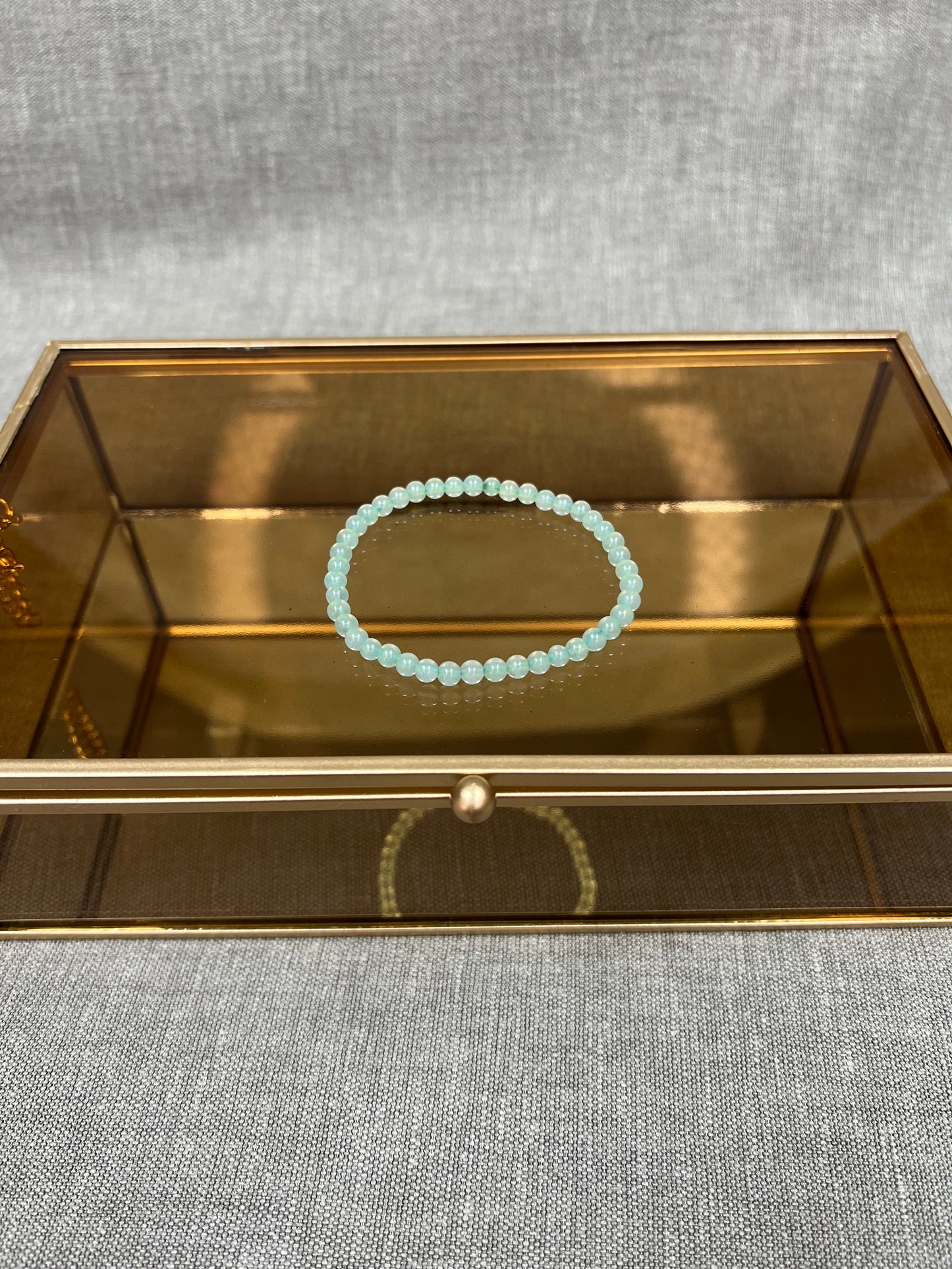 Groene aventurijn kogelarmband 4mm