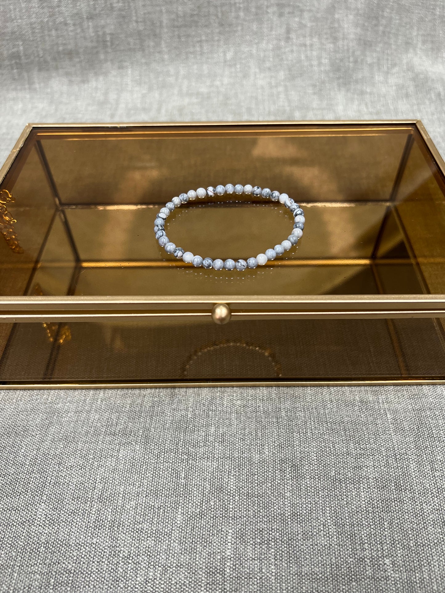 Picasso jaspis kogelarmband 4mm