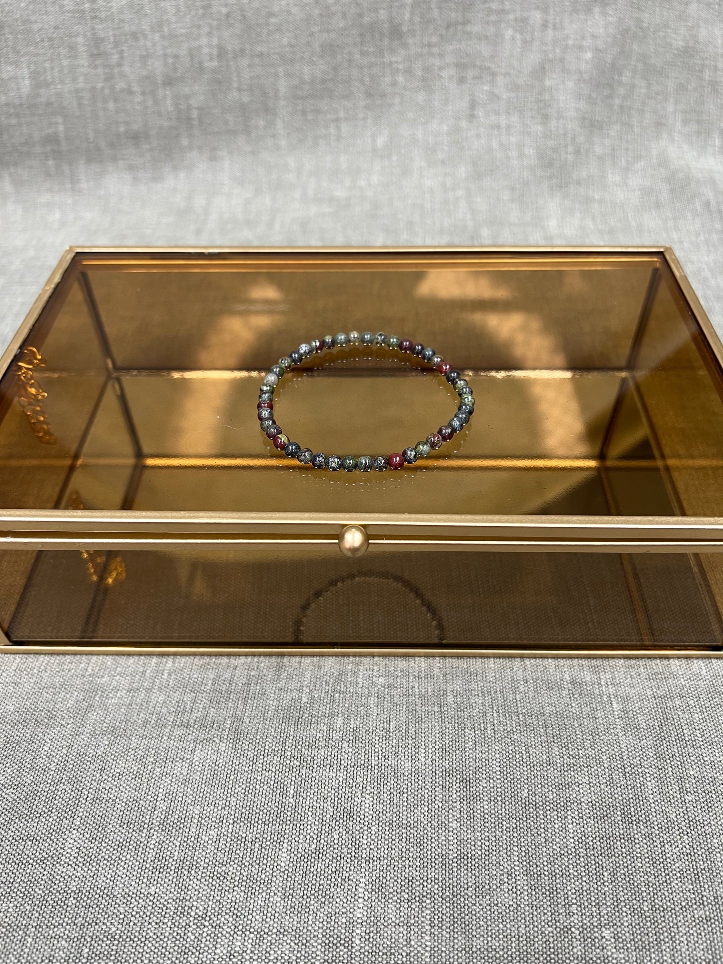 Drakenbloed kogelarmband 4mm