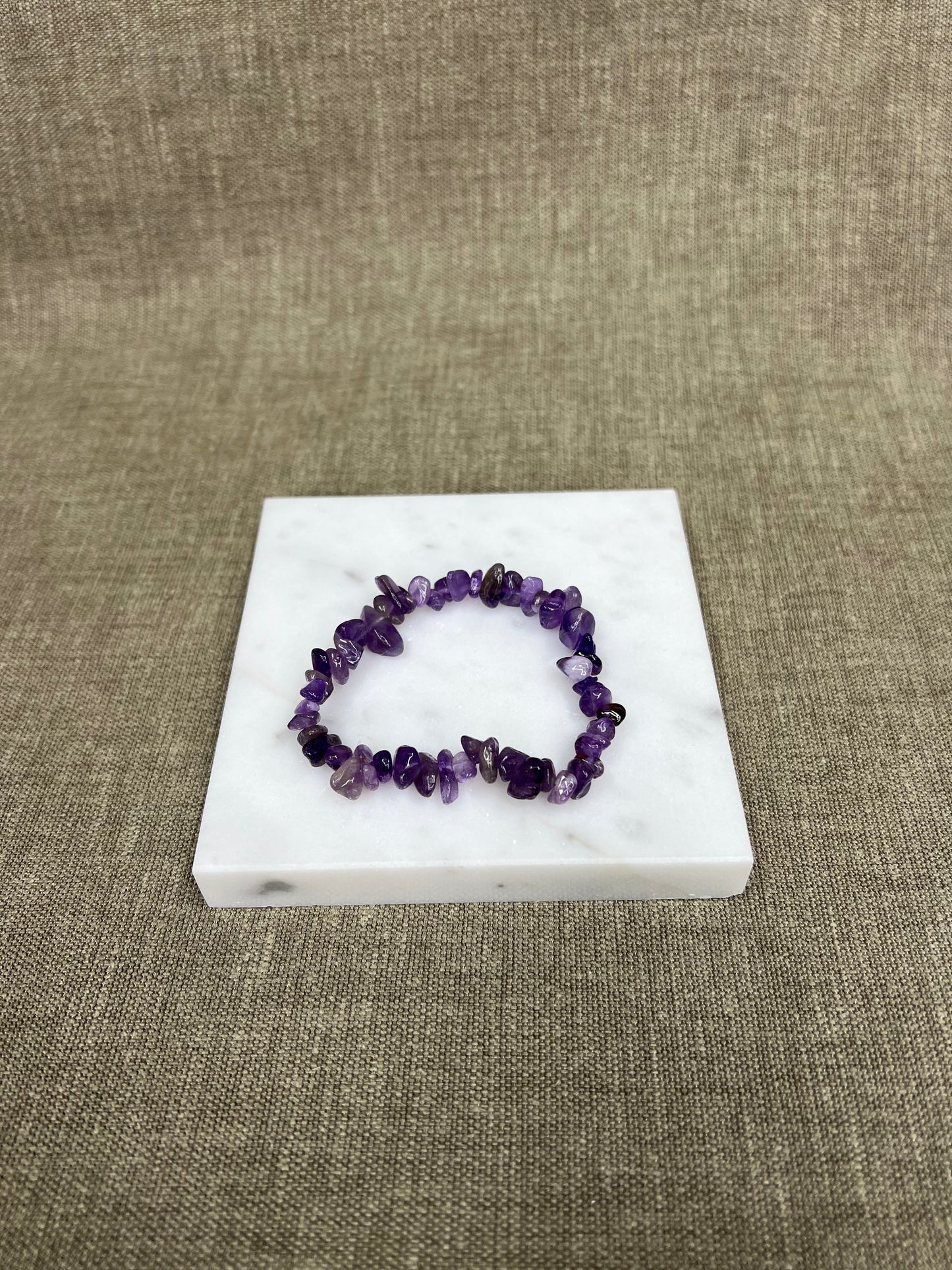 Paarse amethist splitarmband