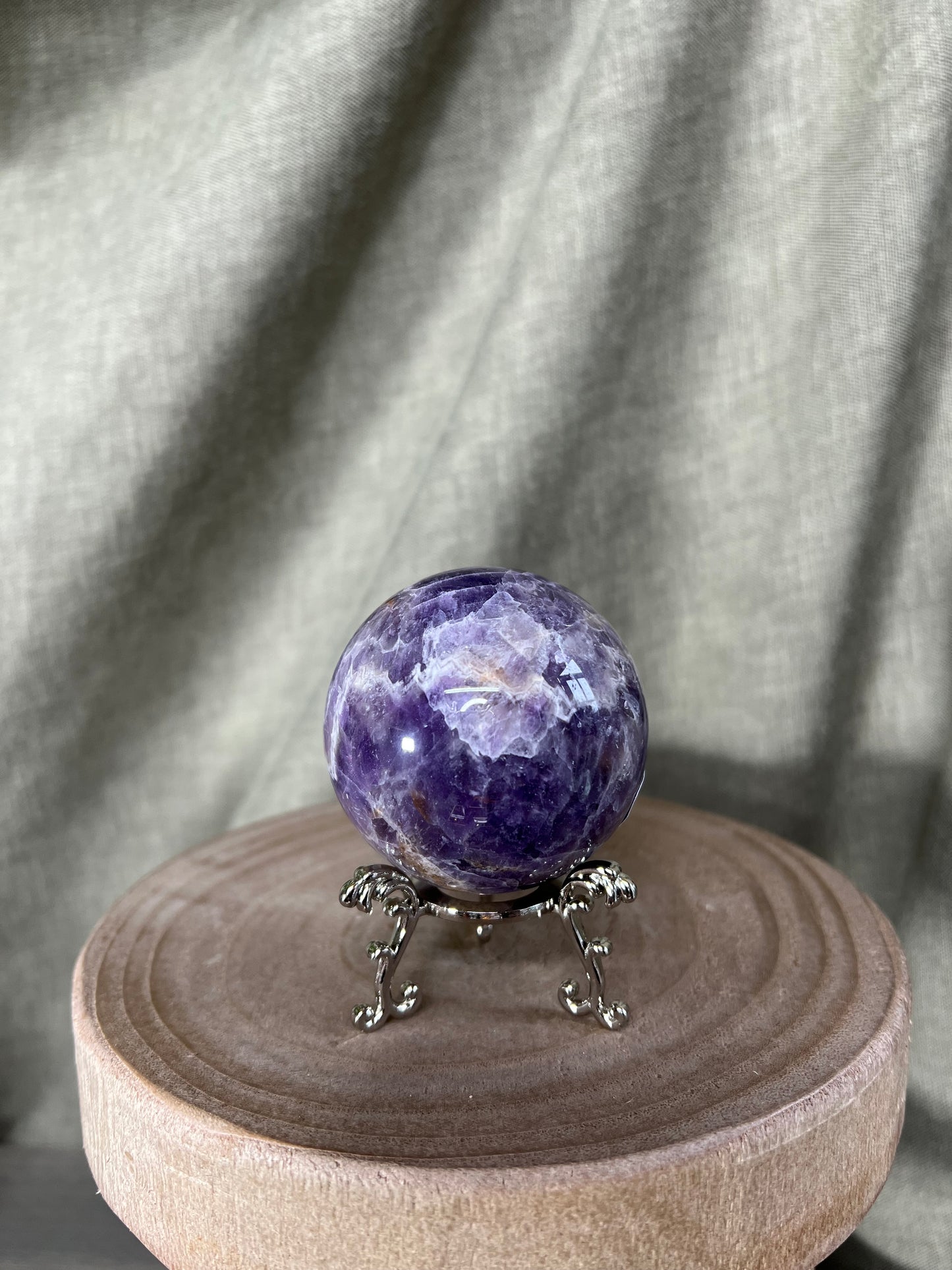 Chevron amethist bol