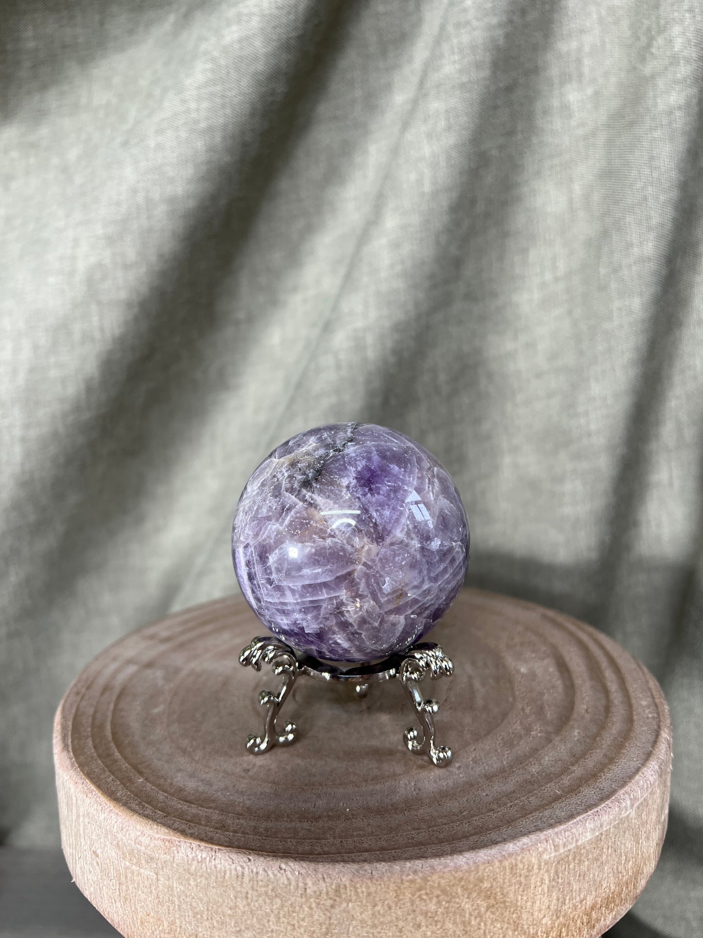 Chevron amethist bol