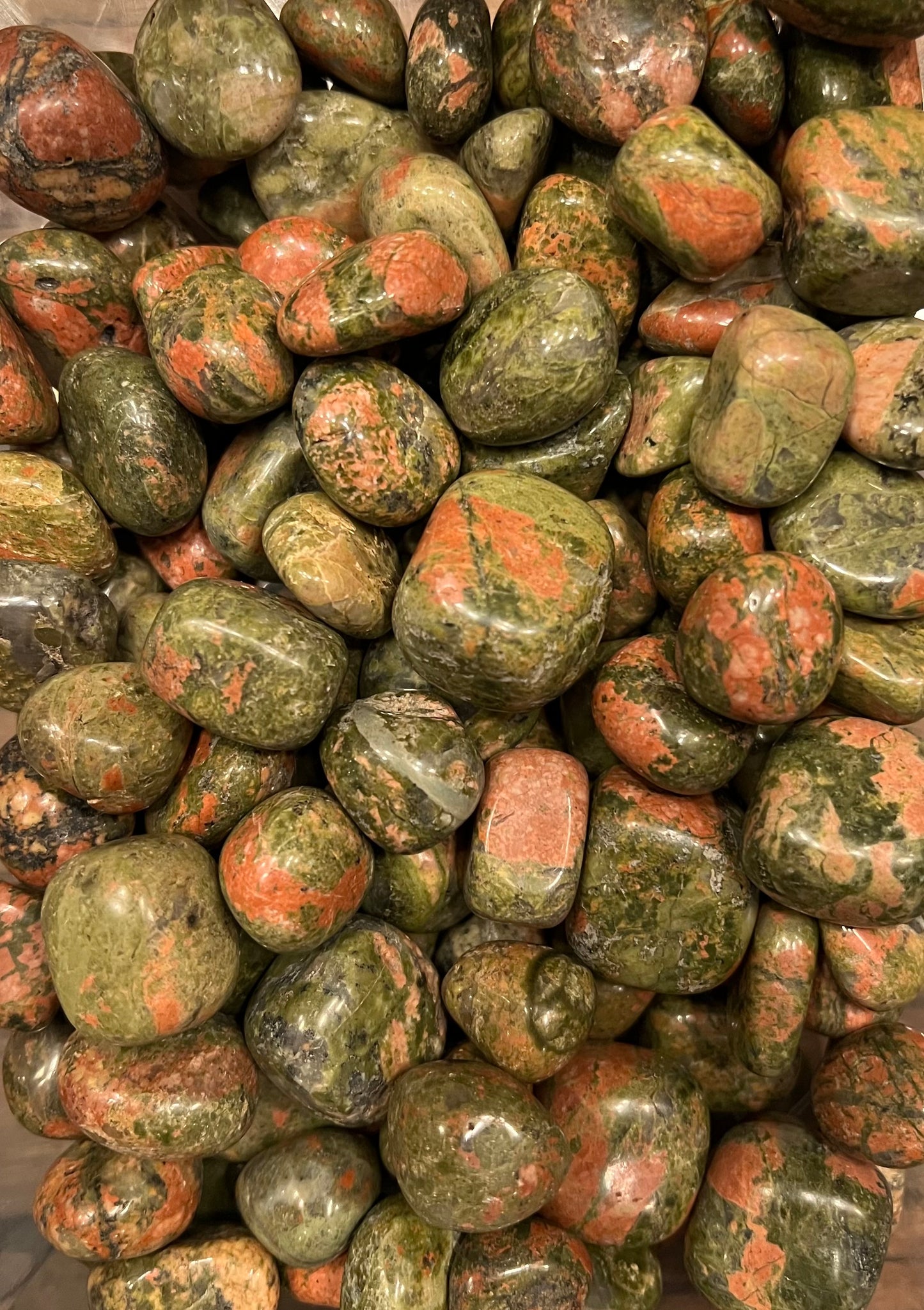 Unakiet trommelsteen