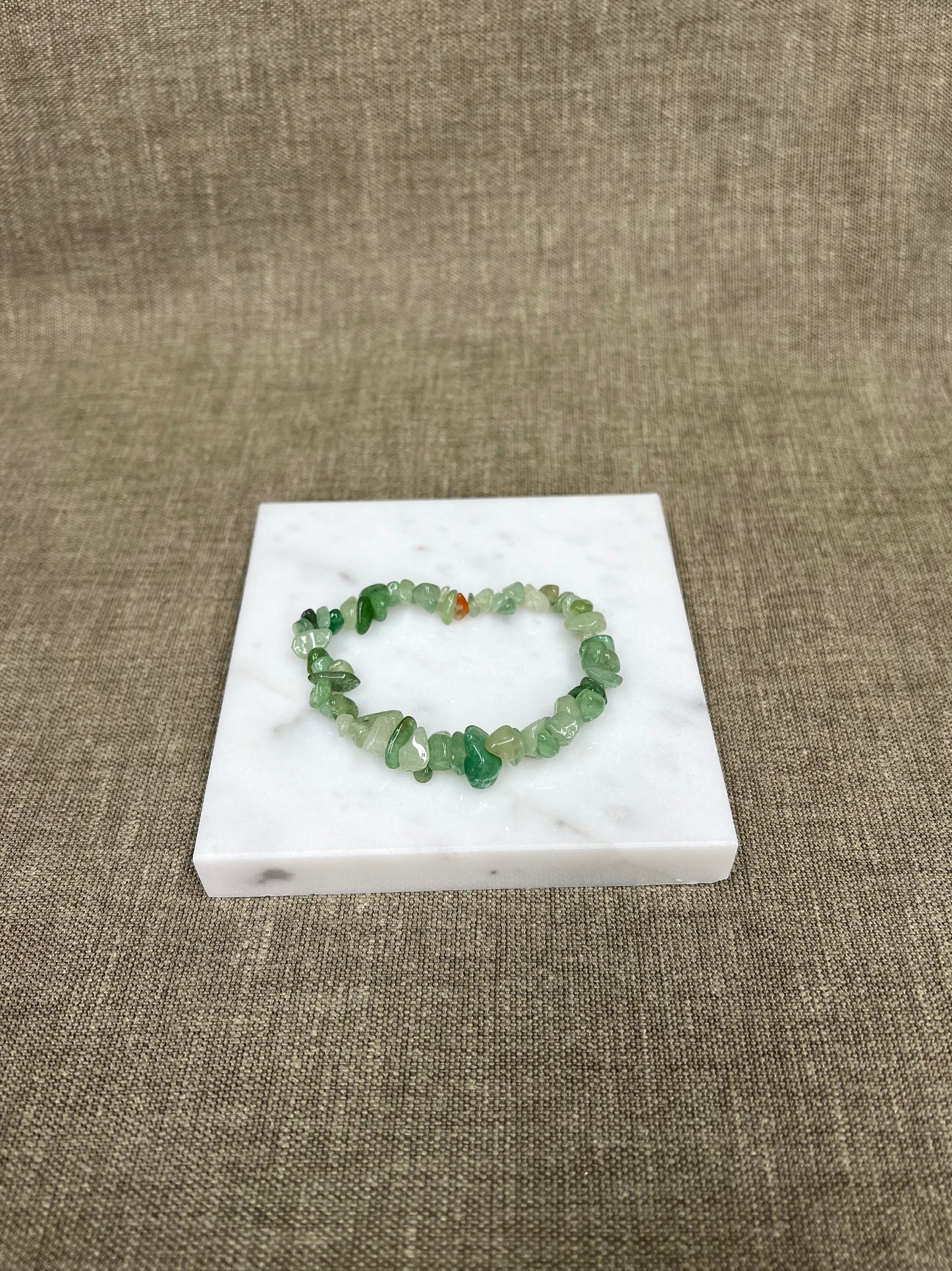 Groene aventurijn splitarmband