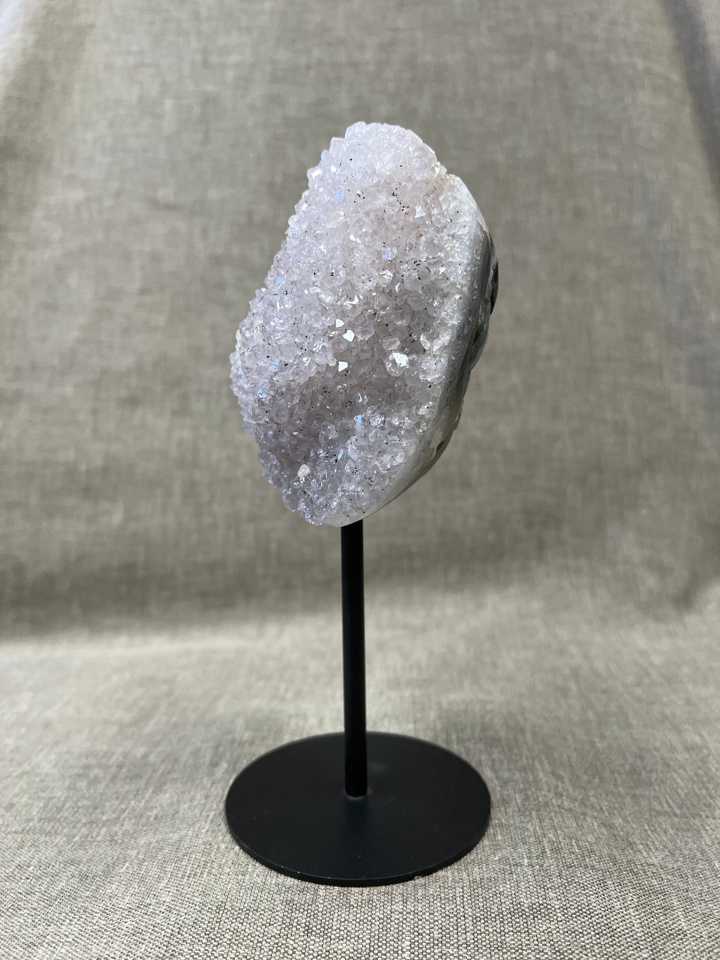 Witte amethist met agaat
