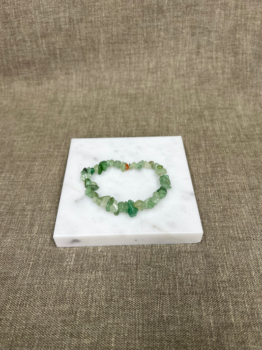 Groene aventurijn splitarmband