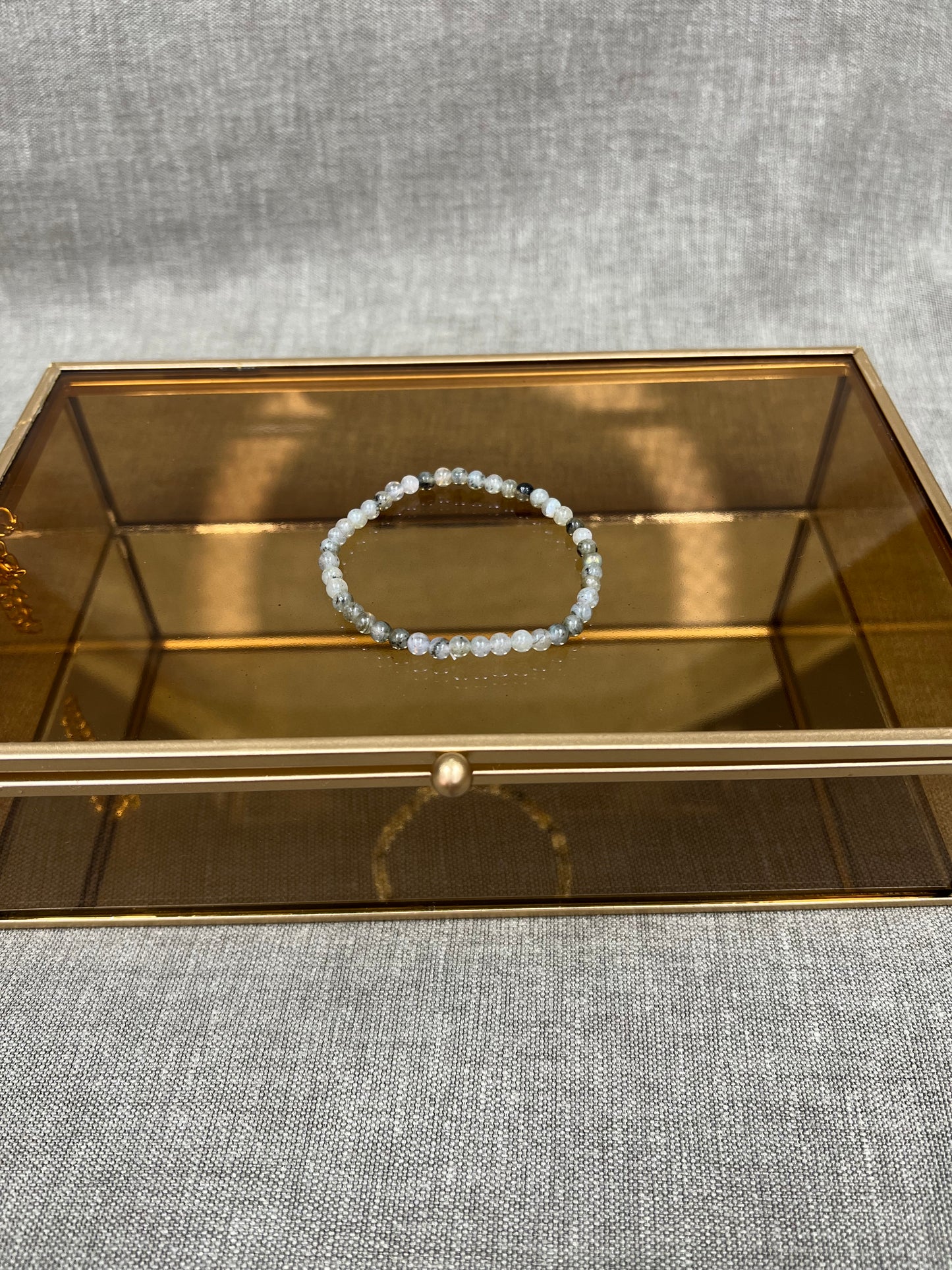 Labradoriet kogelarmband 4mm