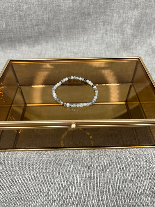 Labradoriet kogelarmband 4mm